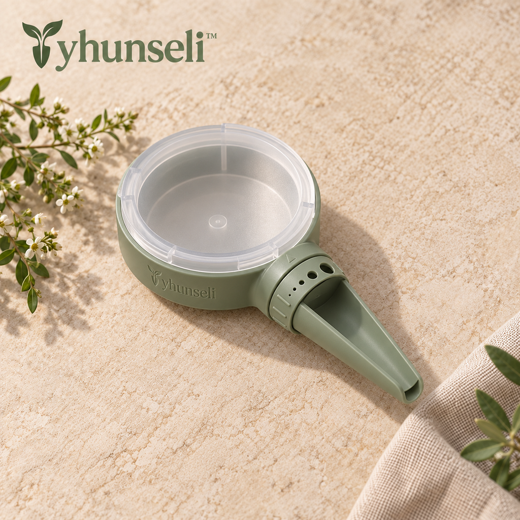 yhunseli™ Rowline Handheld Seed Dispenser — Adjustable Manual Seed Sowing Tool for Vegetable, Herb & Flower Seeds